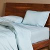 BedVoyage Luxury 100% viscose from Bamboo Duvet Cover with Shams, 3pc, King-Cal King - Sky