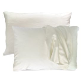 BedVoyage Luxury 100% viscose from Bamboo Pillowcase Set, King - Ivory