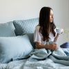 BedVoyage Luxury 100% viscose from Bamboo Pillowcase Set, Standard - Sky