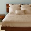 BedVoyage Luxury 100% viscose from Bamboo Quilted Coverlet, Queen - Champagne