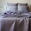 BedVoyage Luxury 100% viscose from Bamboo Quilted Coverlet, Queen - Platinum