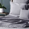 BedVoyage Luxury 100% viscose from Bamboo Quilted Coverlet, Queen - Platinum