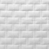 BedVoyage Luxury 100% viscose from Bamboo Quilted Euro Sham, 1pc - White