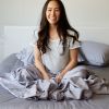 BedVoyage Luxury 100% viscose from Bamboo Bed Sheet Set, Queen - Platinum