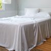BedVoyage Luxury 100% viscose from Bamboo Bed Sheet Set, Queen - White