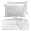 BedVoyage Luxury 100% viscose from Bamboo Bed Sheet Set, Cal King - White