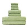 BedVoyage Luxury viscose from Bamboo Cotton Towel Set 8pc - White