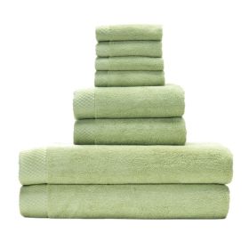 BedVoyage Luxury viscose from Bamboo Cotton Towel Set 8pc - White