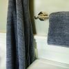 BedVoyage Melange viscose from Bamboo Cotton Bath Sheet Set 3pc - Charcoal (1 Bath Sheet, 2 Hand Towels)