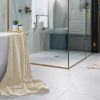 BedVoyage Melange viscose from Bamboo Cotton Bath Sheet Set 3pc - Sand (1 Bath Sheet, 2 Hand Towels)