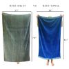 BedVoyage Melange viscose from Bamboo Cotton Bath Sheet Set 3pc - Sand (1 Bath Sheet, 2 Hand Towels)
