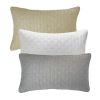 BedVoyage Melange viscose from Bamboo Cotton Quilted Decorative Pillow - Sand (sham with pillow insert)