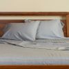 BedVoyage Melange viscose from Bamboo Cotton Quilted Coverlet - King - Silver