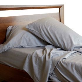 BedVoyage Melange viscose from Bamboo Cotton Pillowcases, Standard - Silver
