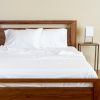 BedVoyage Melange viscose from Bamboo Cotton Quilted Coverlet - King - Snow
