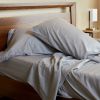 BedVoyage Melange viscose from Bamboo Cotton Bed Sheets, Twin - Silver