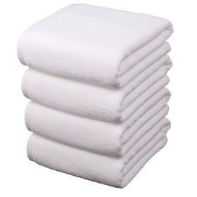 Pure Cotton Face Wash Hotel Absorbent Beauty Salon Special Face Towel (Option: White-100g 35x70cm)