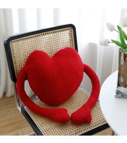 Creative Doll Red Xi Character Wedding Pillow (Option: Love Heart-41x38cm)