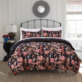 Three-piece Bedding Set Printed Home Textile (Option: 2010-175x230cm)