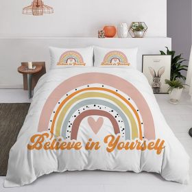 Fashion Pastel Bedding Three-piece Set 30% off Listed Price! (Option: XQ 2-135x200cm)